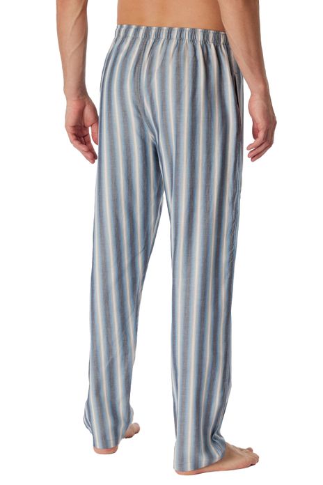 Schiesser Mix+Relax pyjamabroek lichtblauw gestreept