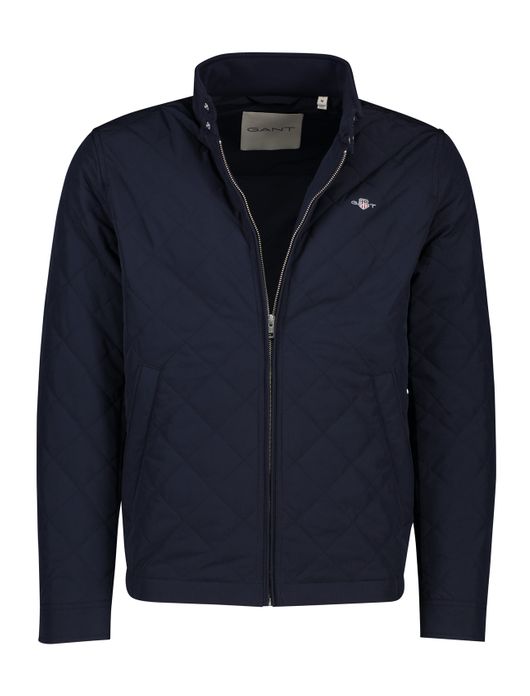 Gant tussenjas donkerblauw rits
