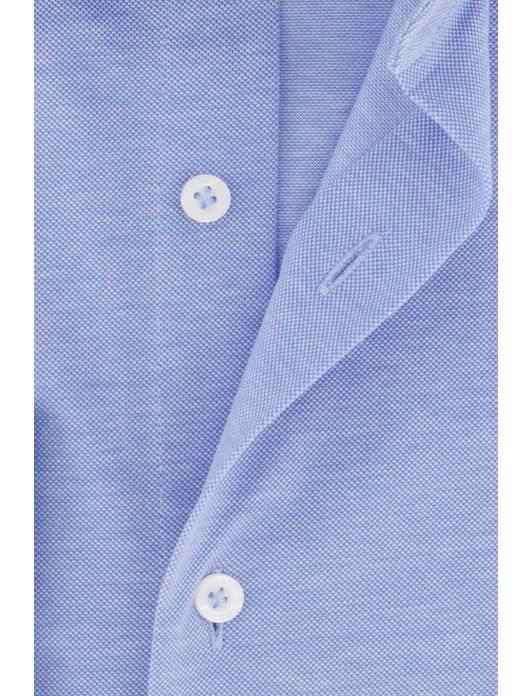 Lichtblauw overhemd pique Cavallaro