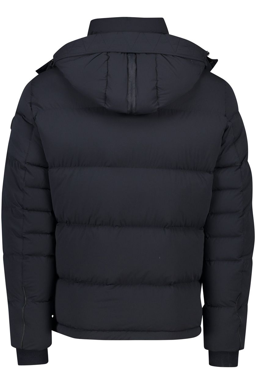 Reset Heathrow korte winterjas donkerblauw normale fit