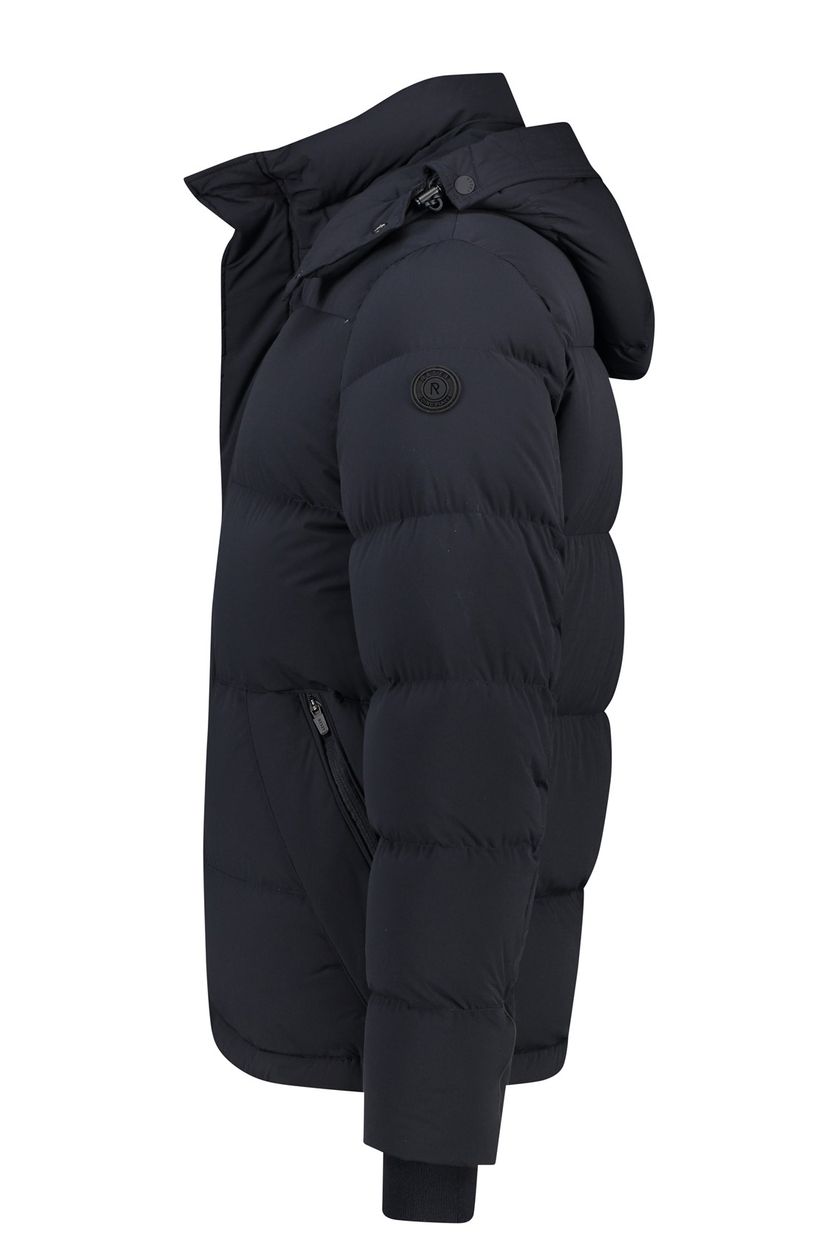 Reset Heathrow korte winterjas donkerblauw normale fit