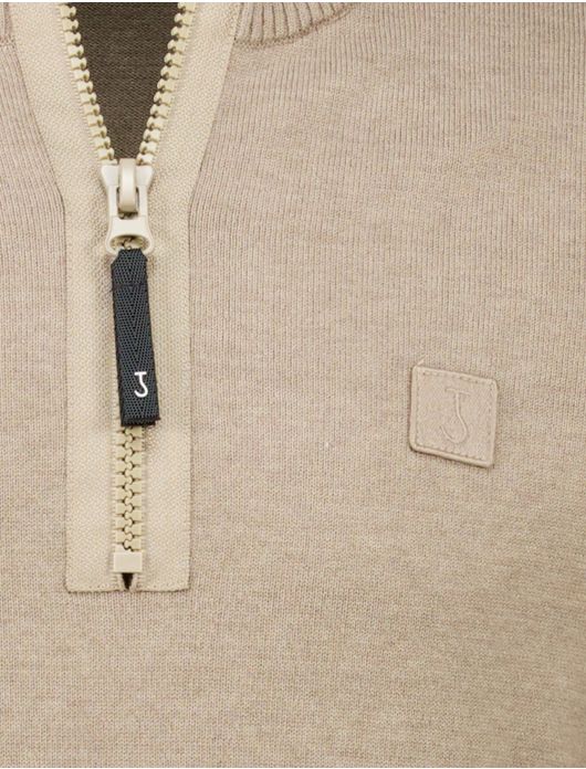 Butcher of Blue trui Clifden beige rits