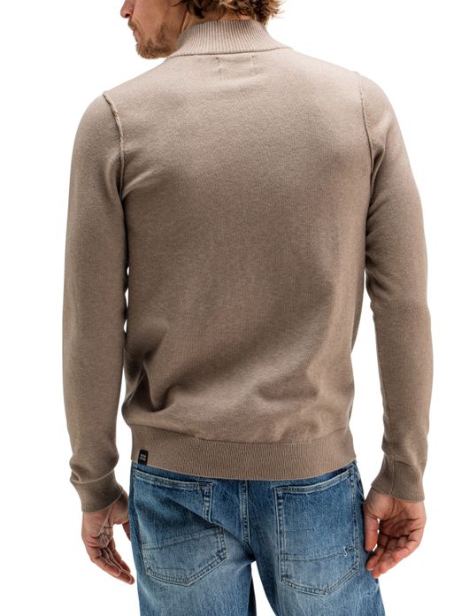 Butcher of Blue trui Clifden beige rits