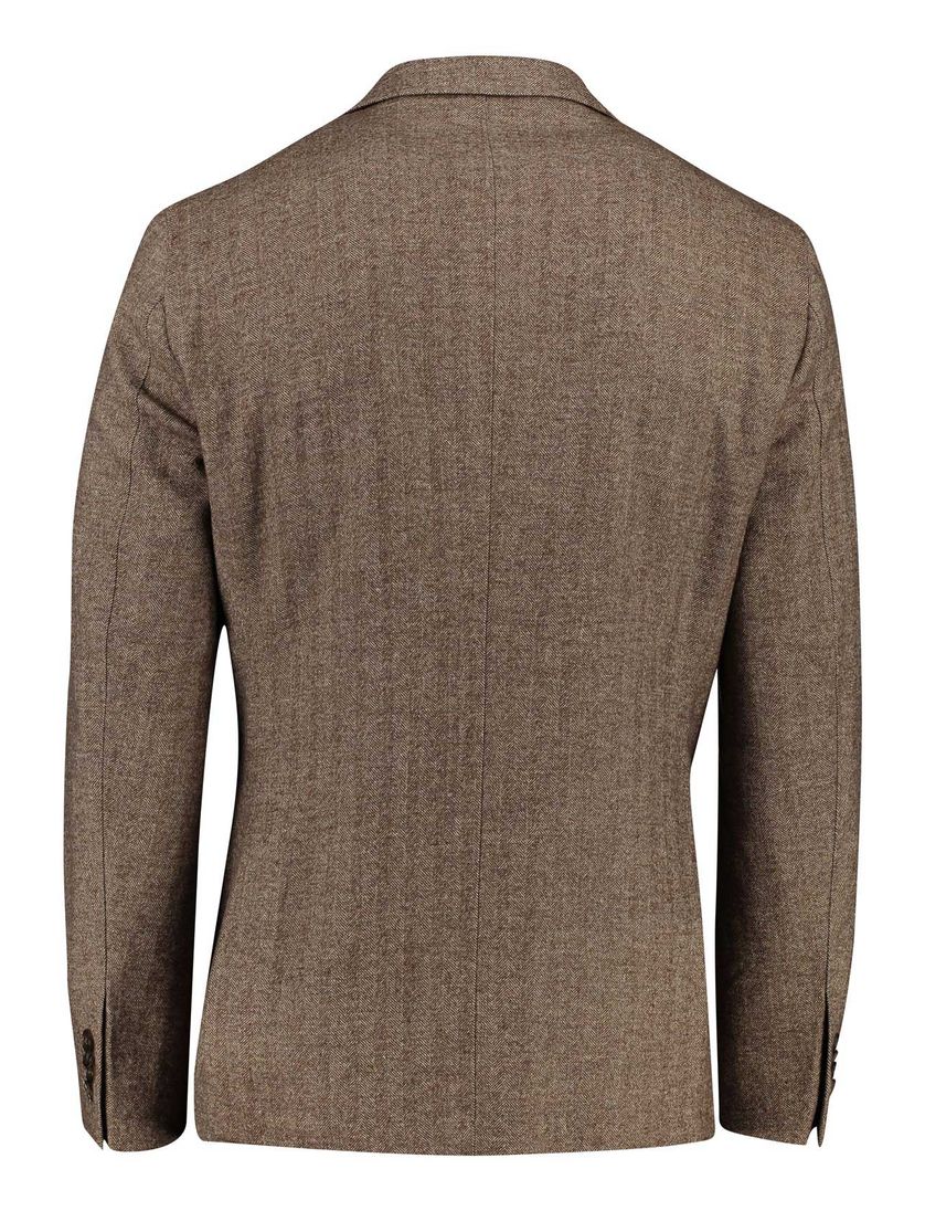 Born With Appetite colbert slim fit bruin wol