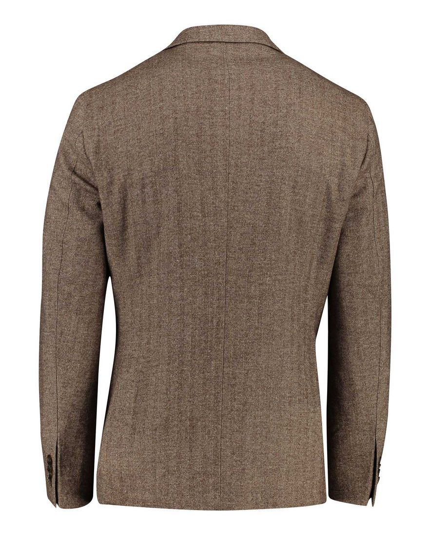 Wollen Born With Appetite colbert bruin slim fit