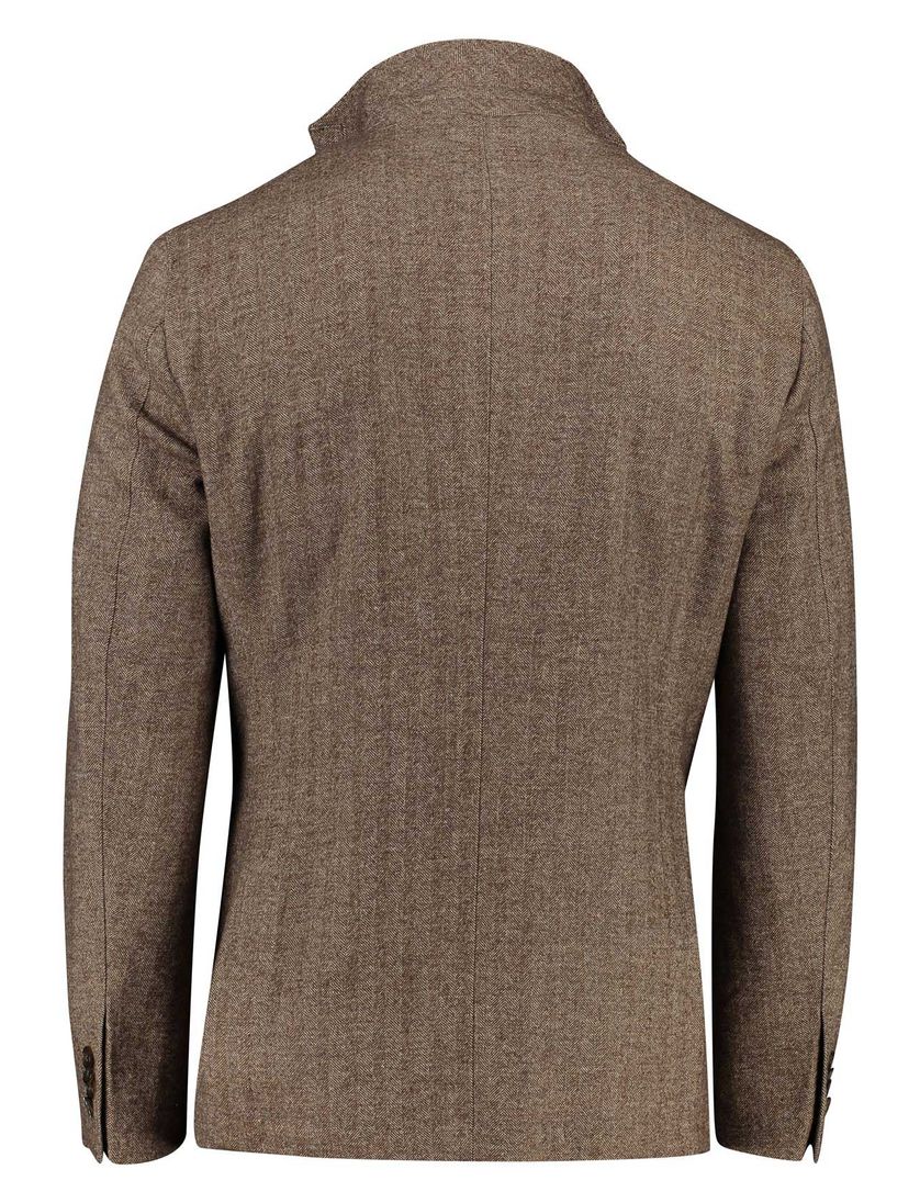 Born With Appetite colbert slim fit bruin wol