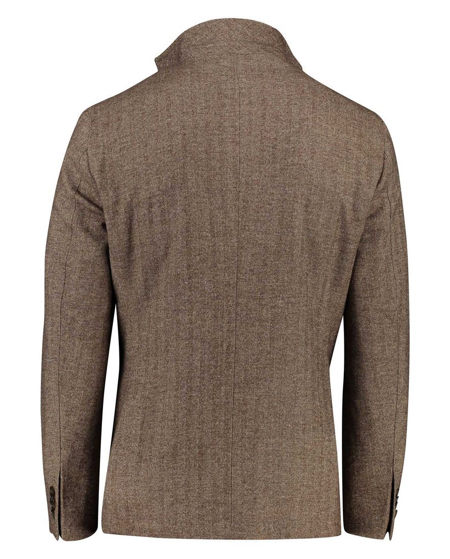 Wollen Born With Appetite colbert bruin slim fit