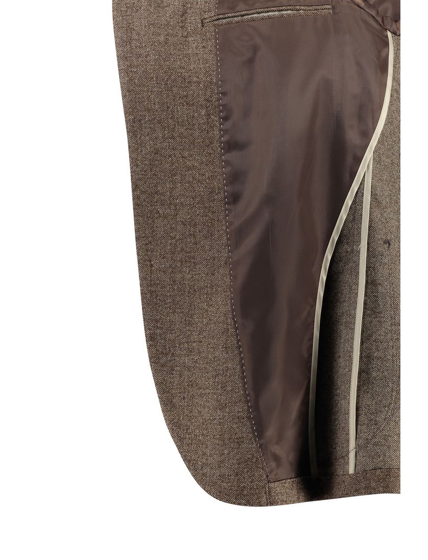 Born With Appetite colbert slim fit bruin wol