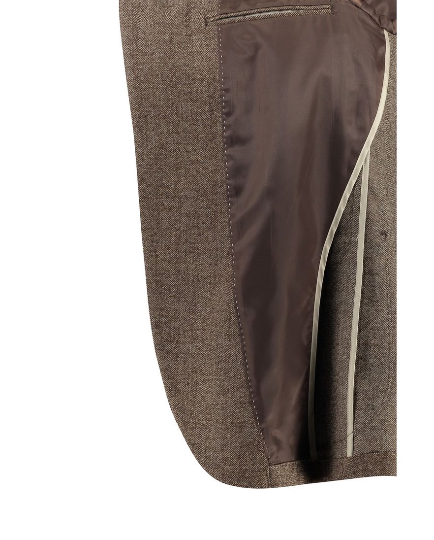 Wollen Born With Appetite colbert bruin slim fit