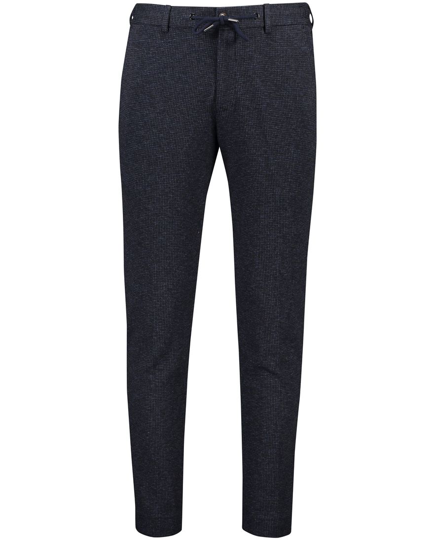Born With Appetite katoenen pantalon donkerblauw