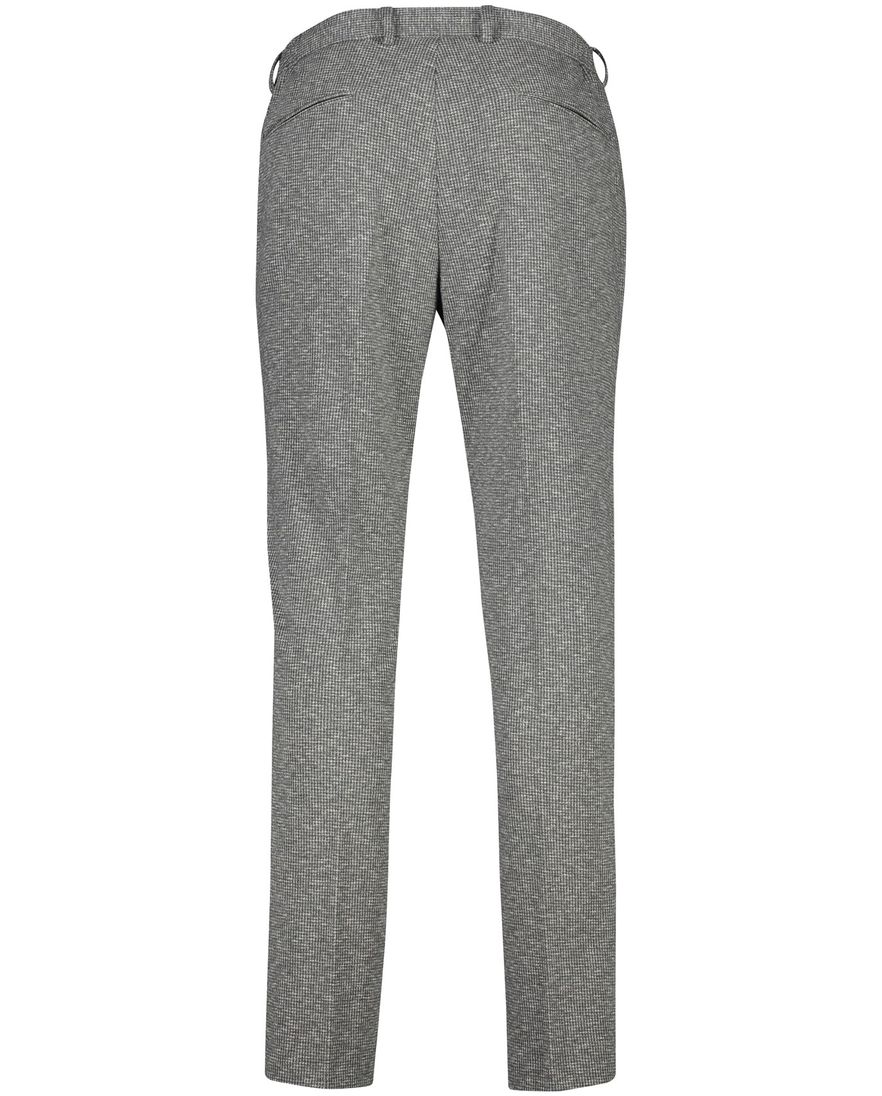 Born With Appetite pantalon grijs/wit katoen