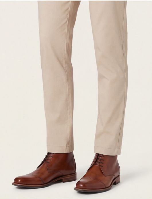 Floris van Bommel nette veterschoenen bruin effen