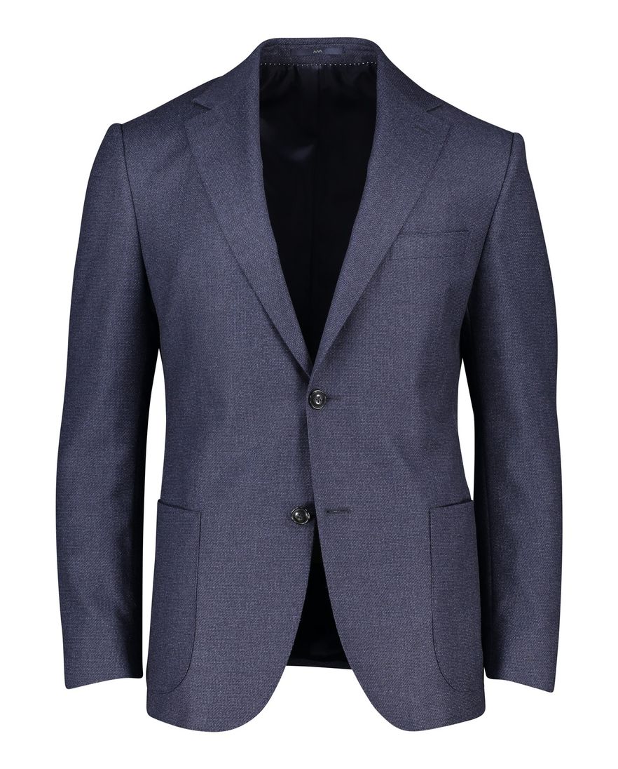 Dressler navy colbert normale fit shaped fit wol