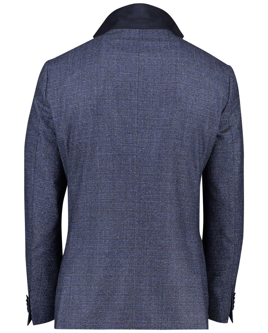 Dressler navy colbert steekzakken wol shaped fit