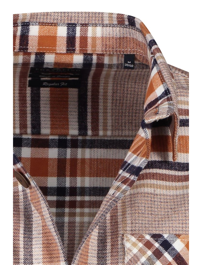 Overshirt Portofino Regular Fit oranje