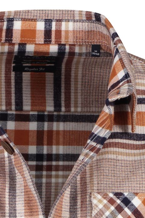 Portofino Regular Fit Overshirt oranje