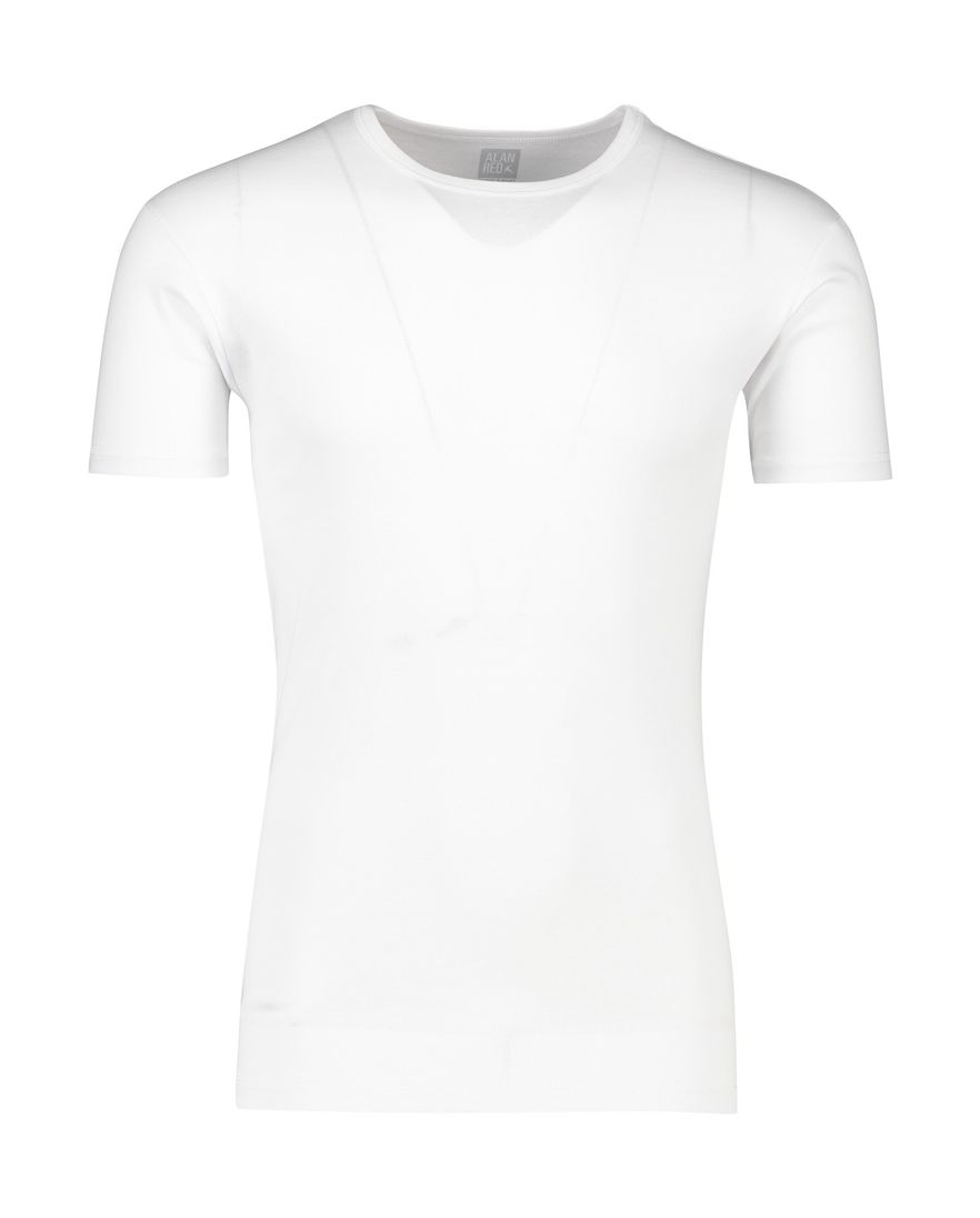 Alan Red t-shirt katoen wit slim fit ronde hals