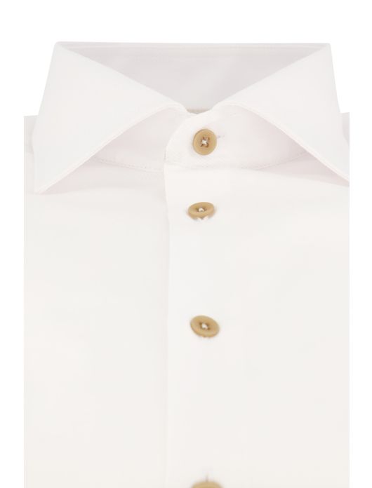 Ledub Overhemd spierwit modern fit