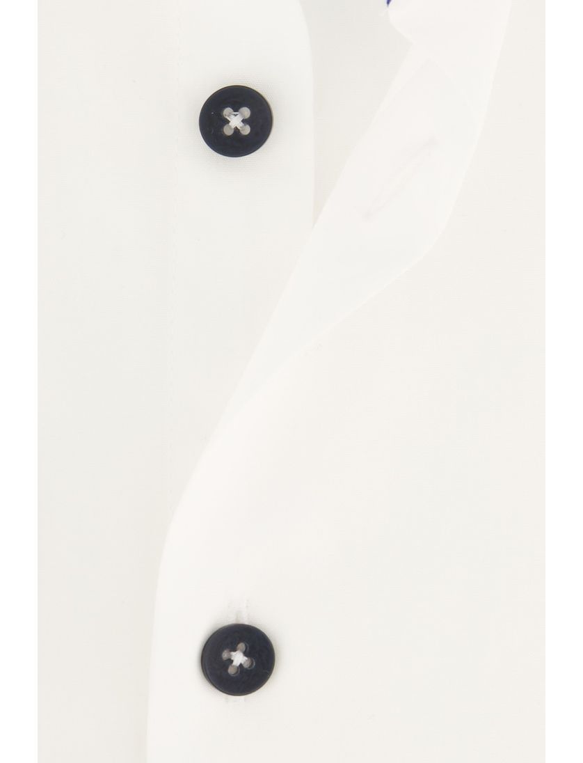 Katoenen overhemd Ledub modern fit wit