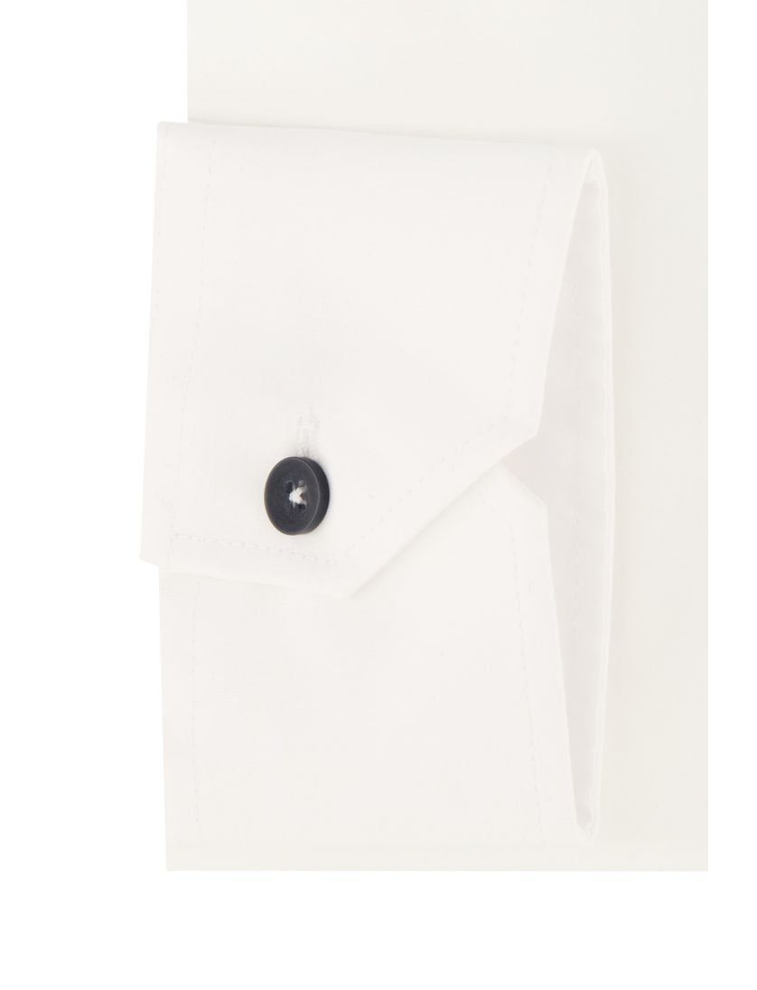 Katoenen overhemd Ledub modern fit wit