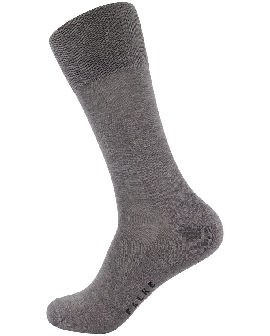 Falke sokken Tiago grijs effen