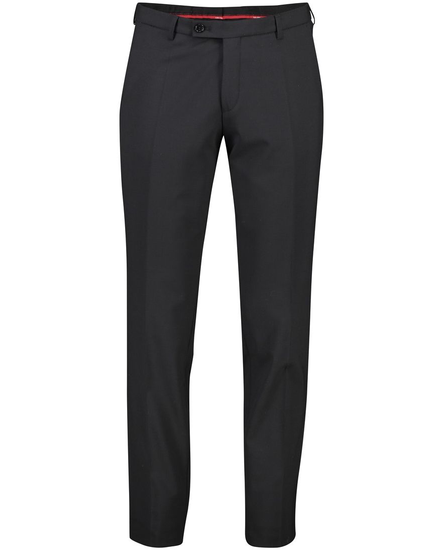 Club of Gents pantalon zwart effen slim fit