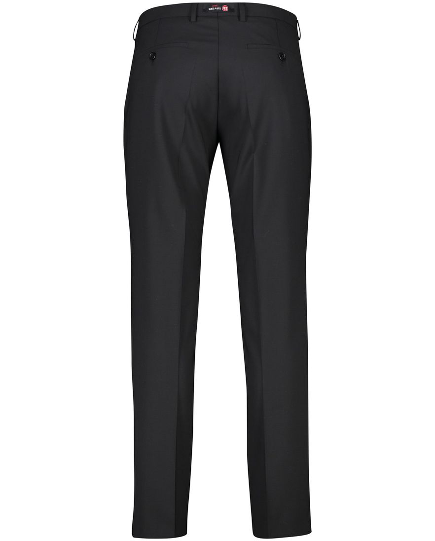 Club of Gents pantalon zwart effen slim fit