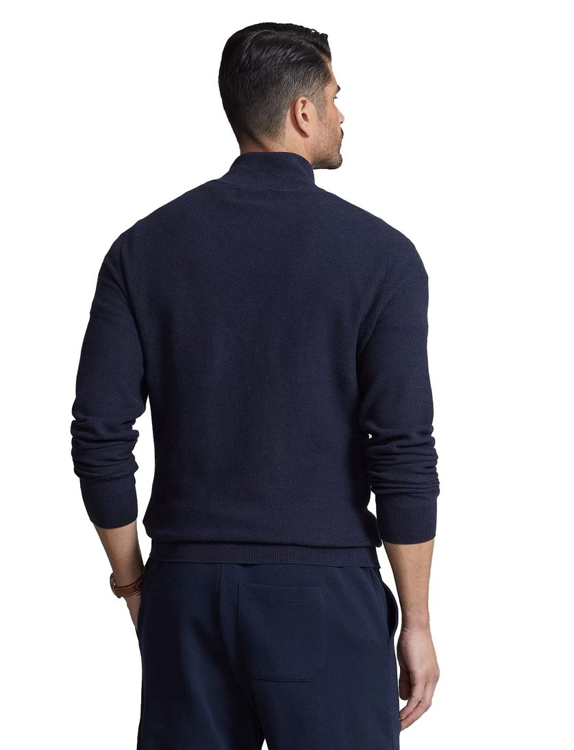 Polo Ralph Lauren big & tall trui navy katoen normale fit