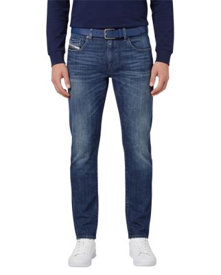Diesel Diesel jeans 5-p donkerblauw effen denim D-strukt