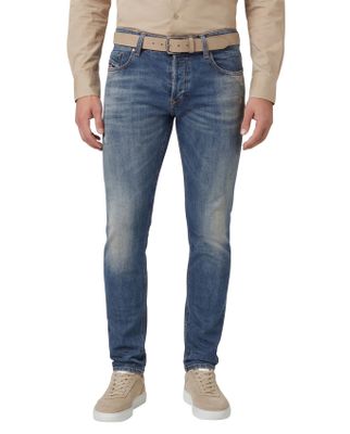 Diesel Diesel jeans Sleenker blauw effen denim 5-p