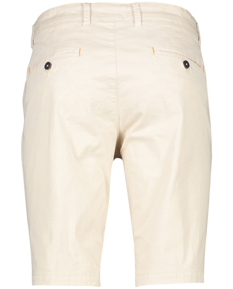 A Fish Named Fred korte broek beige met stretch