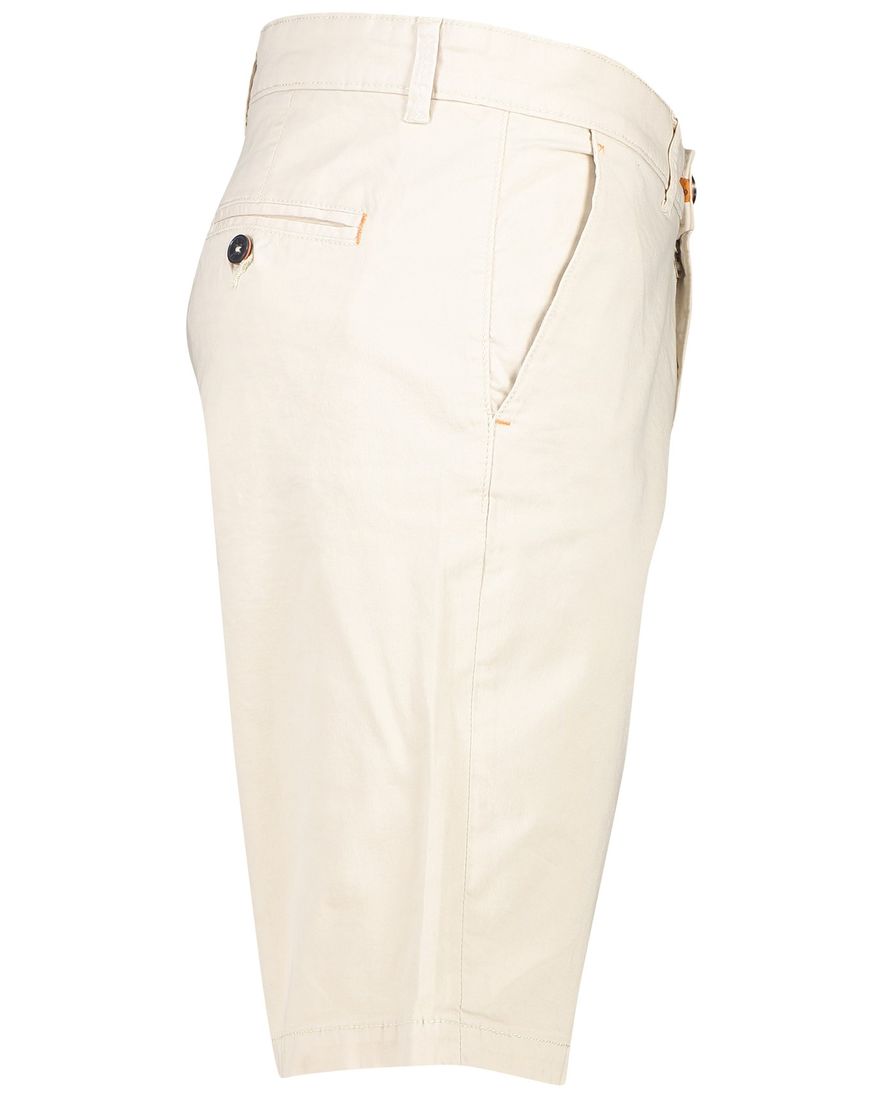 A Fish Named Fred korte broek beige met stretch