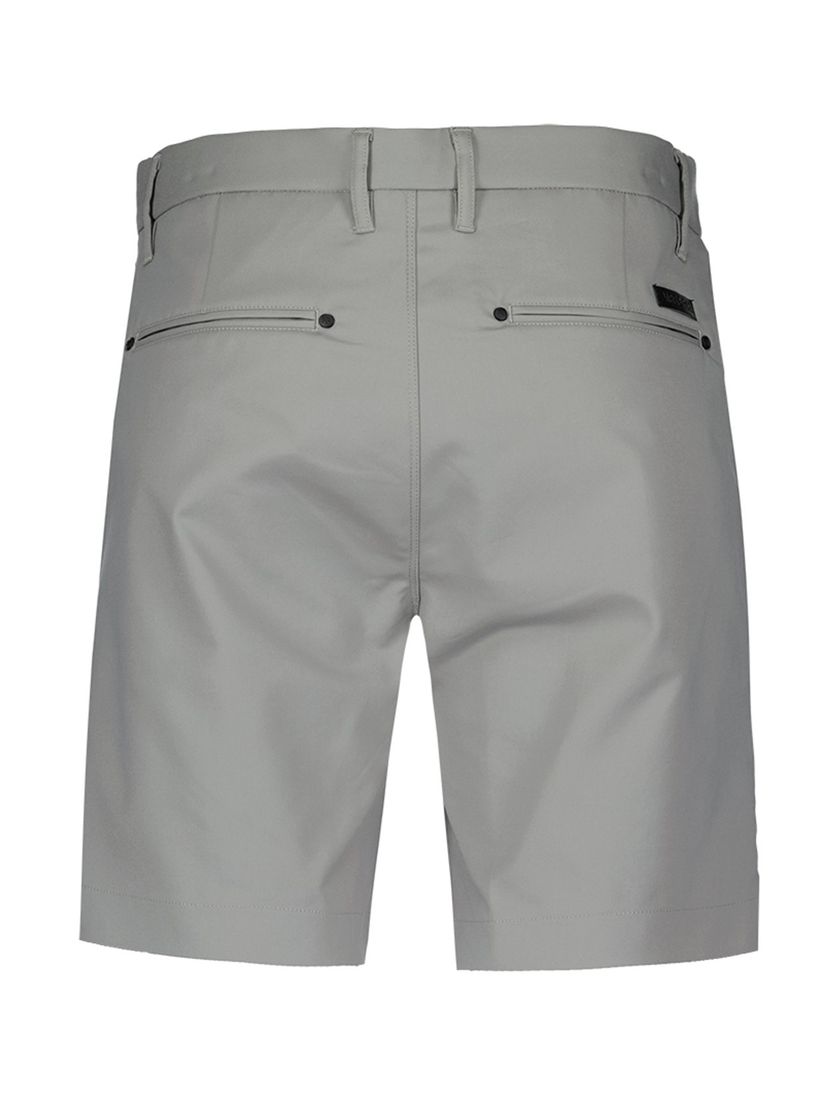 Airforce bermuda grijs slim fit insteekzakken