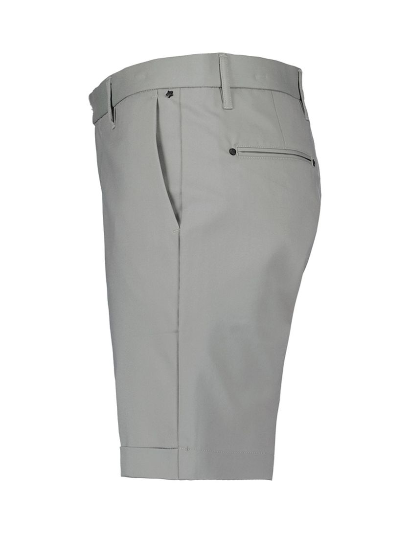 Airforce bermuda grijs slim fit insteekzakken