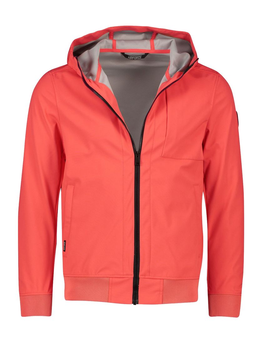 Normale fit Airforce waterafstotend zomerjas oranje