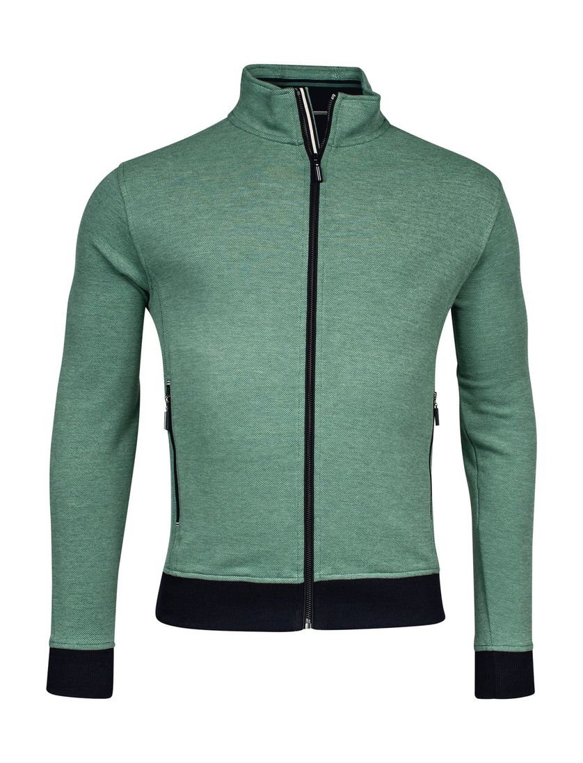 Baileys katoenen vest groen rits