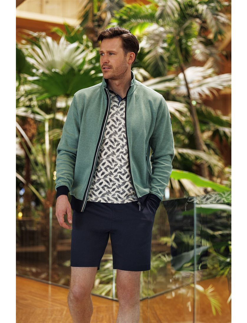 Baileys katoenen vest groen rits