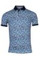 katoenen Baileys polo blauw geprint