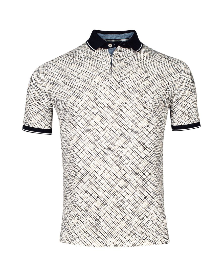 Baileys katoenen polo geprint groen