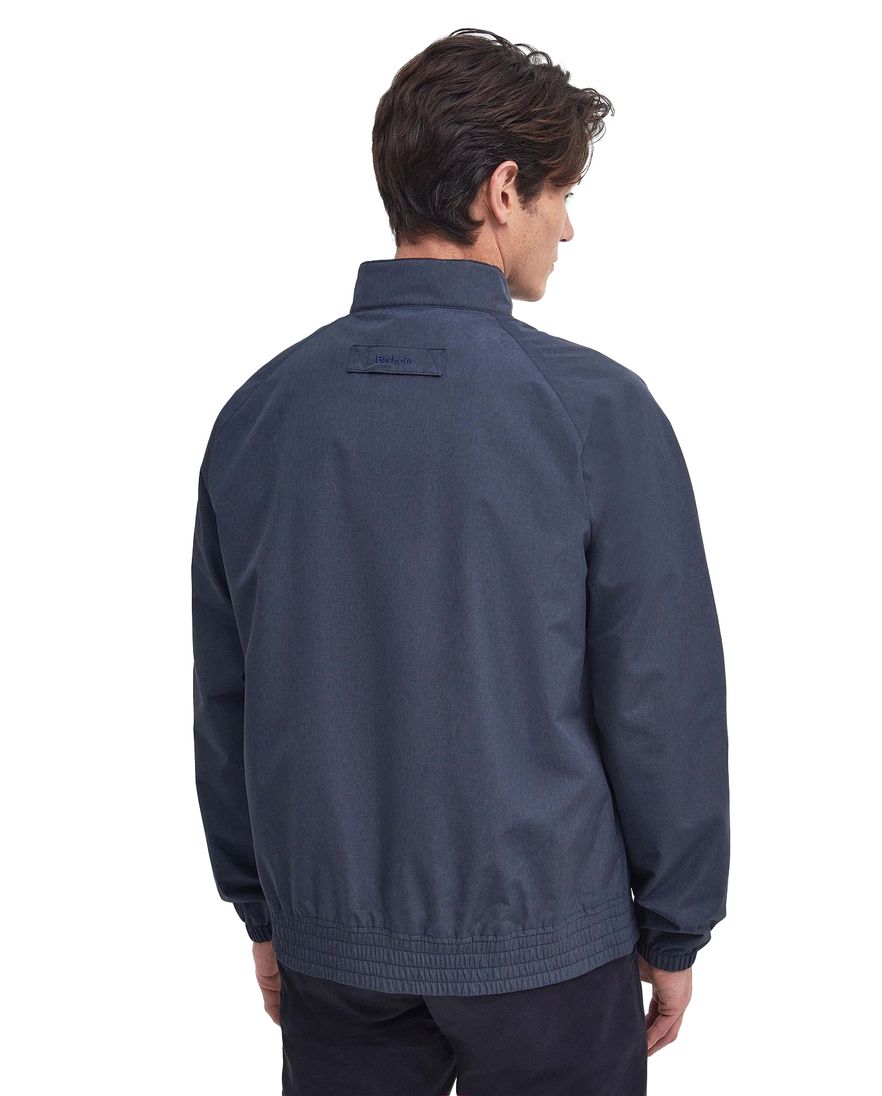 Barbour zomerjas rits + knoop slim fit donkerblauw