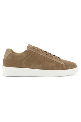 Blackstone Suède sneakers Blackstone bruin effen leer