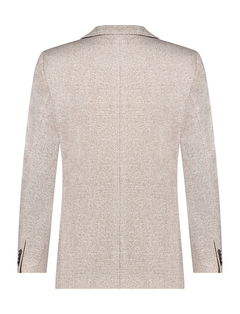 Blue Industry colbert bruin wit gemeleerd