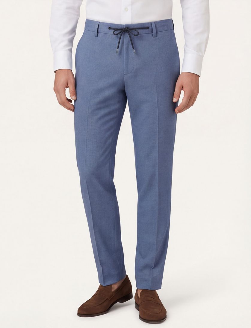 Blue Industry pantalon blauw effen