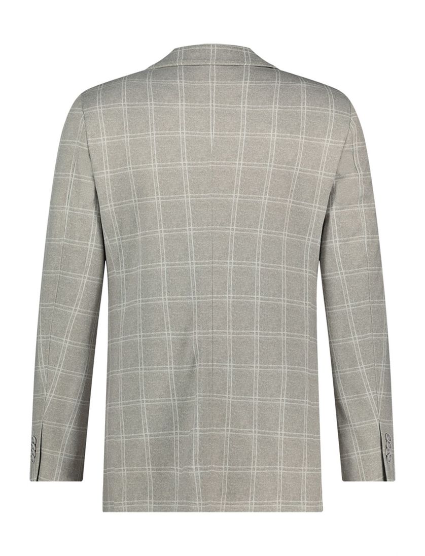 Blue Industry colbert taupe geruit