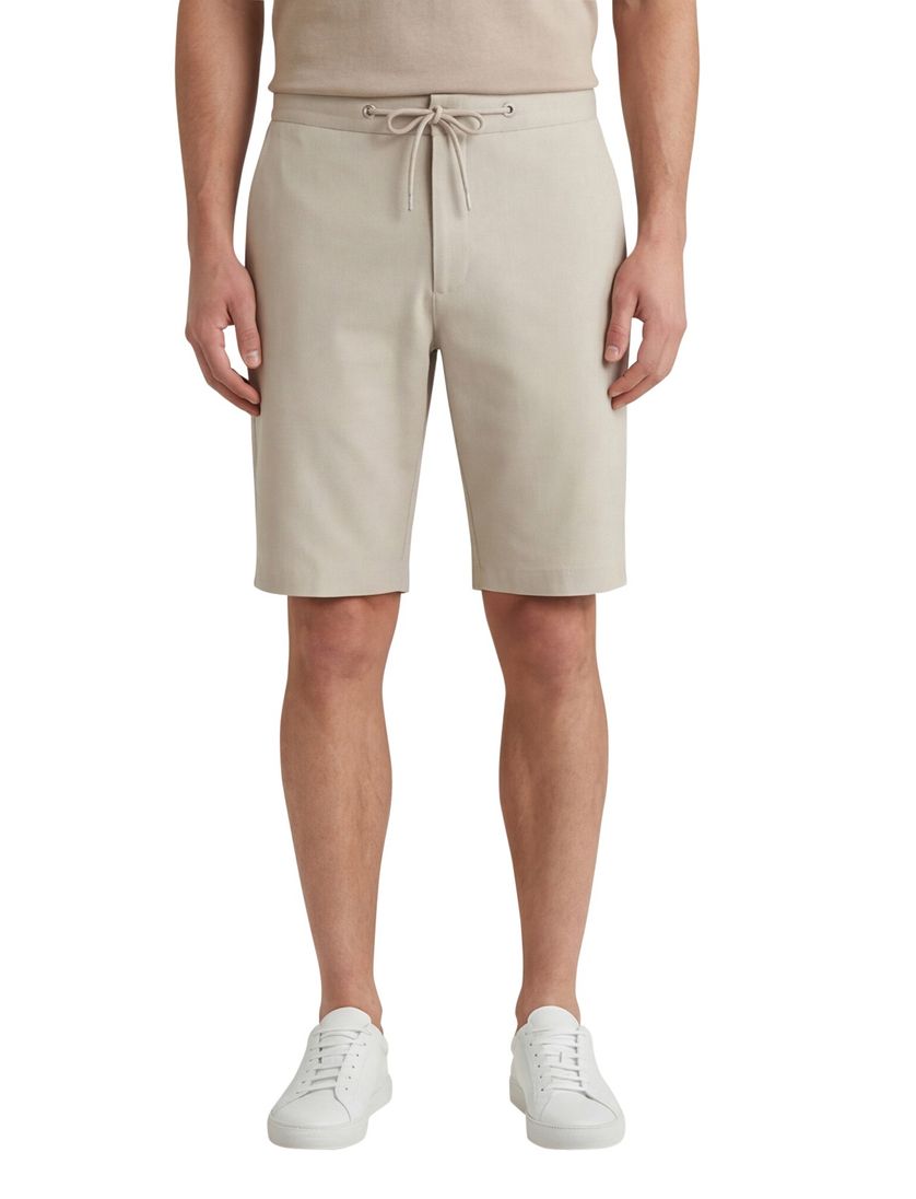 Blue Industry bermuda grijs effen