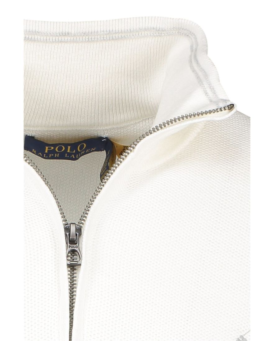 Polo Ralph Lauren katoenen trui half zip wit