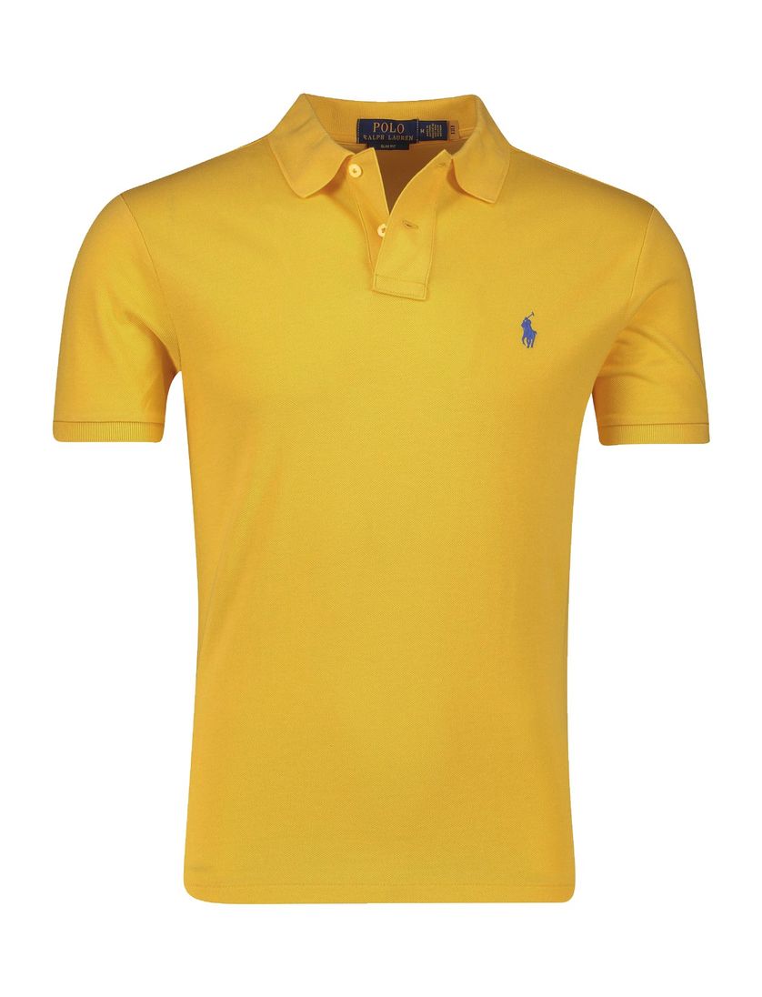 Slim fit geel Polo Ralph Lauren polo 2-knoops katoen