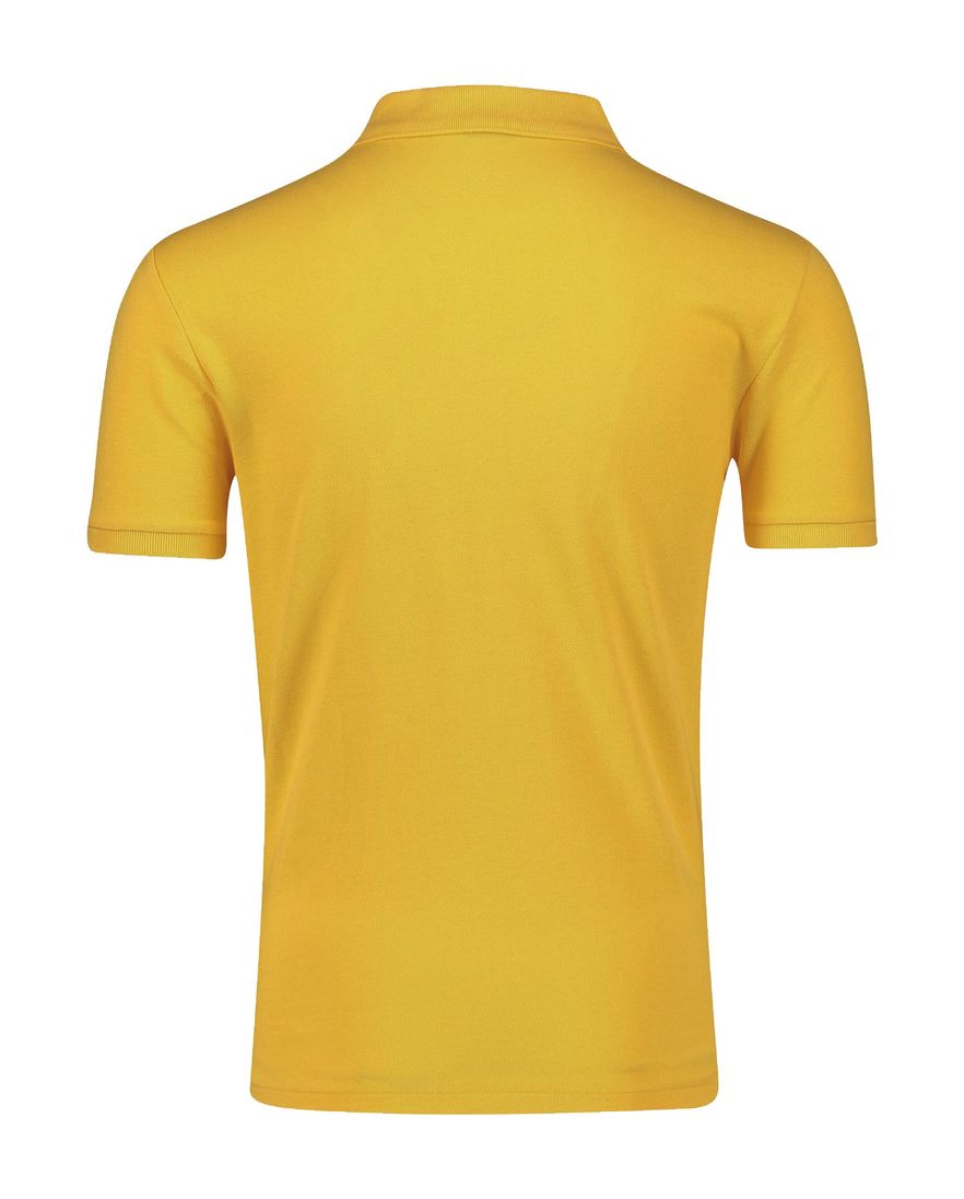 Polo Ralph Lauren katoenen polo slim fit geel 2-knoops