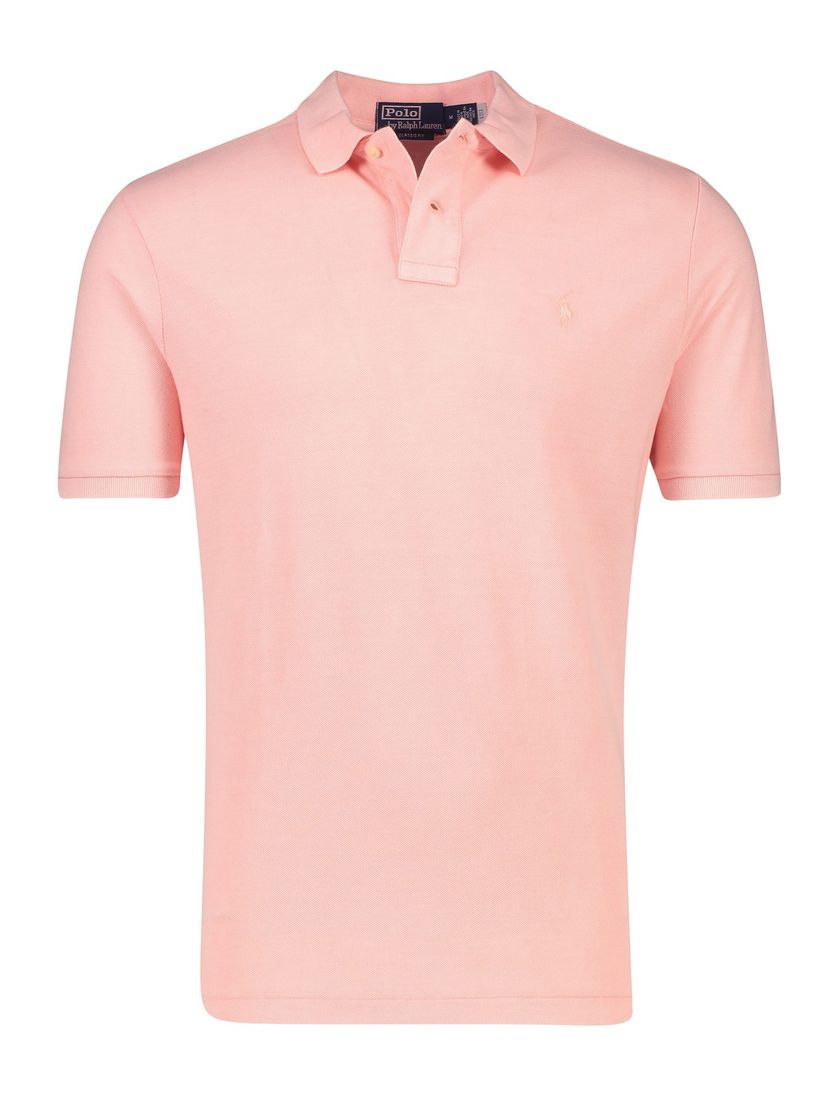 Classic fit roze Polo Ralph Lauren polo 2-knoops katoen