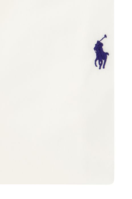 Polo Ralph Lauren overhemd slim fit wit effen donkerblauw